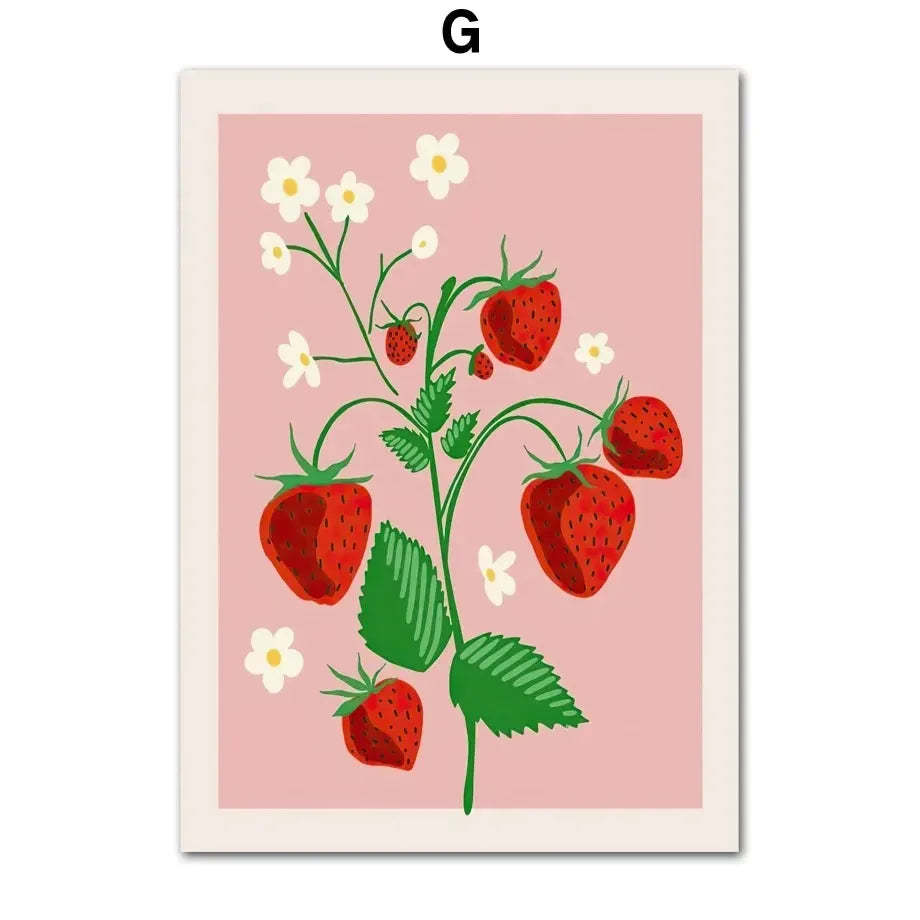 Lemons & Daisies Canvas Wall Art – Fruit & Flower Interior Poster