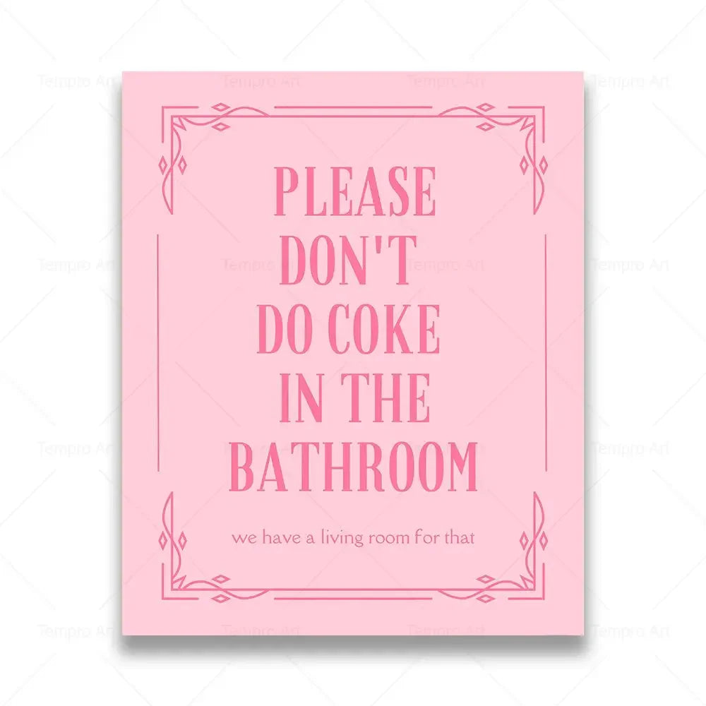Funny Toilet Canvas Wall Art