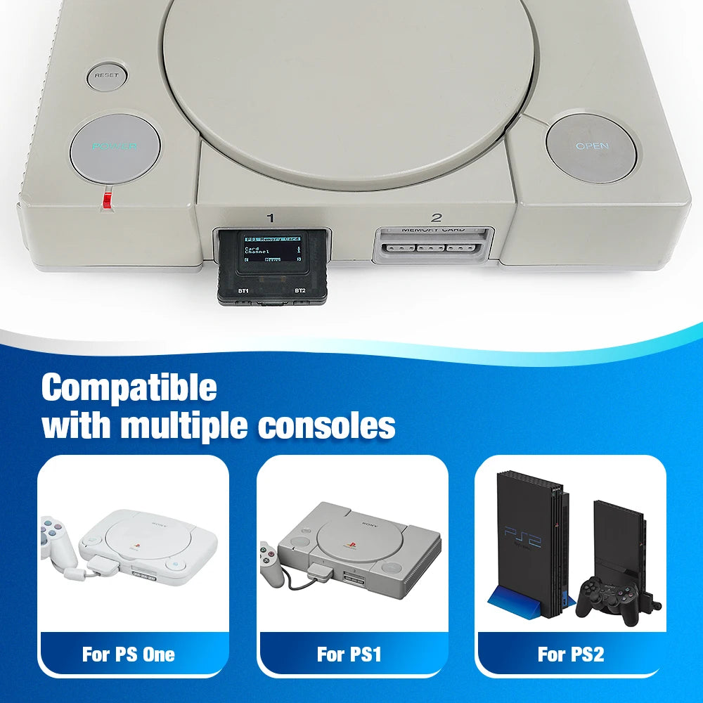 Bitfunx PSxMemCard Gen2 Sd2psXtd for PS2 and PS1