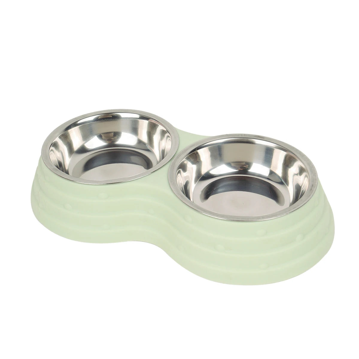 Double Stainless Steel Pet Bowl