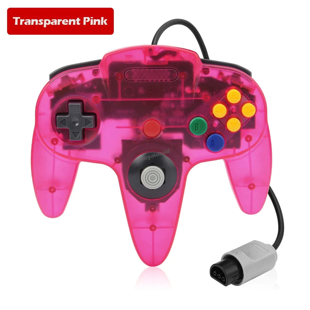 Nintendo 64 Transparent Controllers (8 colors)