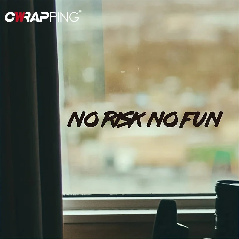 No Risk No Fun - Decal Car Sticker