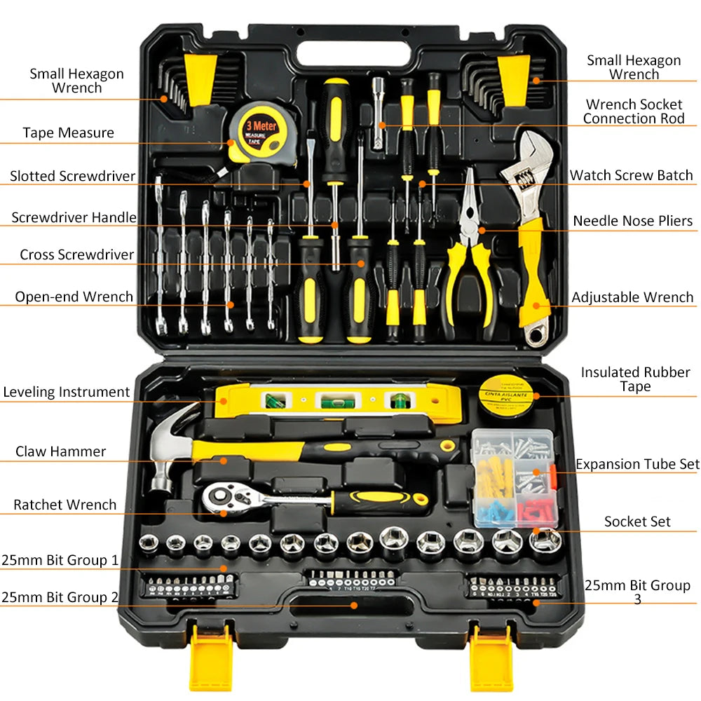 108-Piece Tool Set Diverse