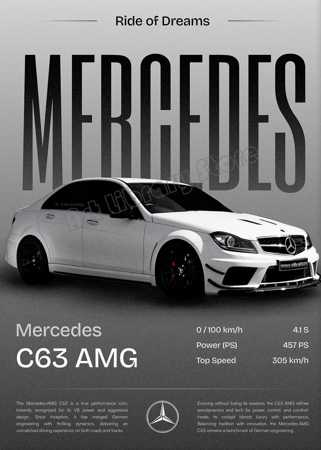 Minimalist Classic Luxury Supercar Poster Collection