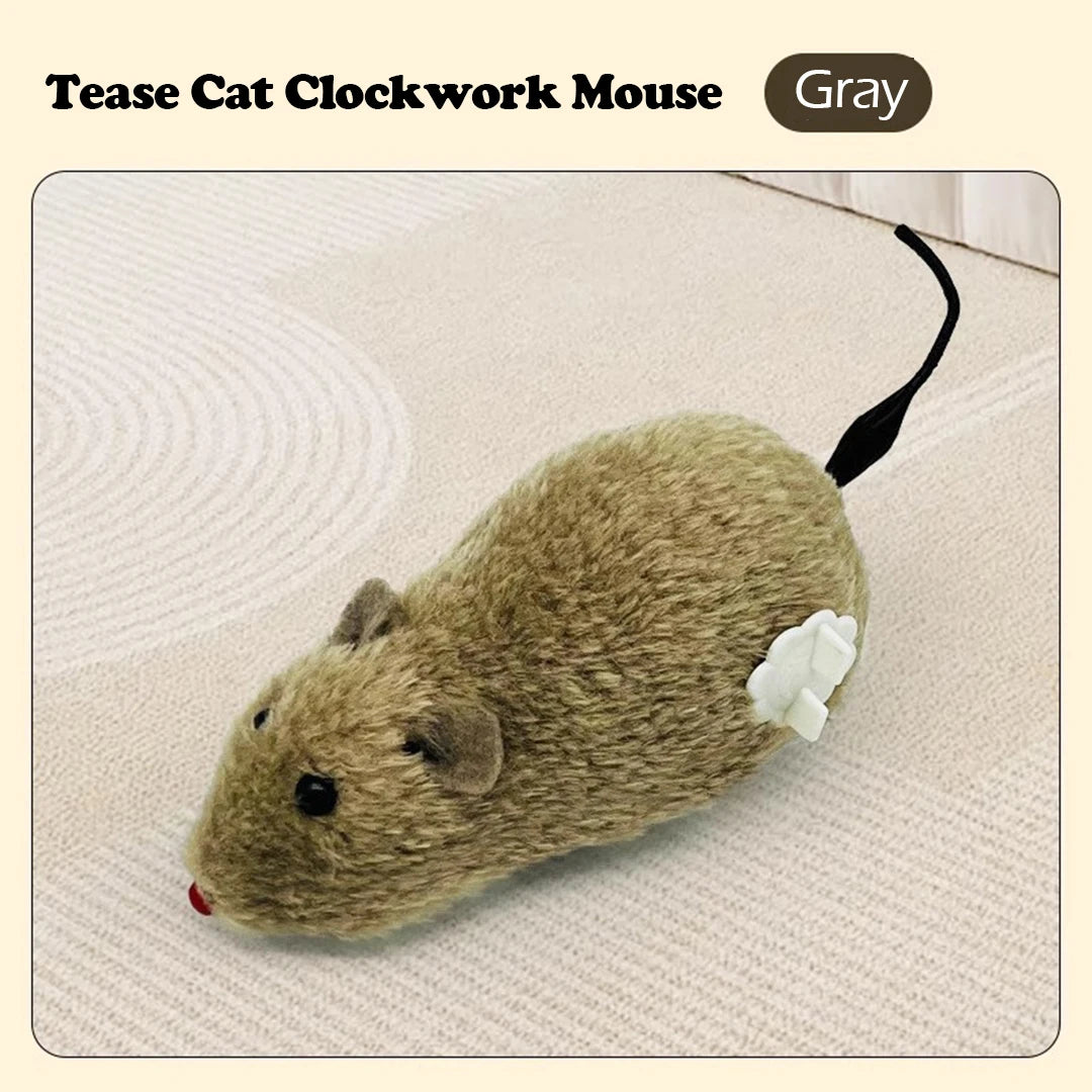 Wind-Up Mouse Toy for Cats