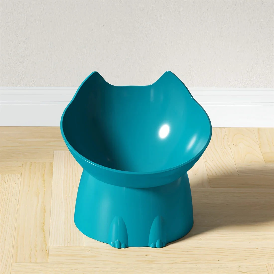 Plastic Raised Pet Feeding Bowl