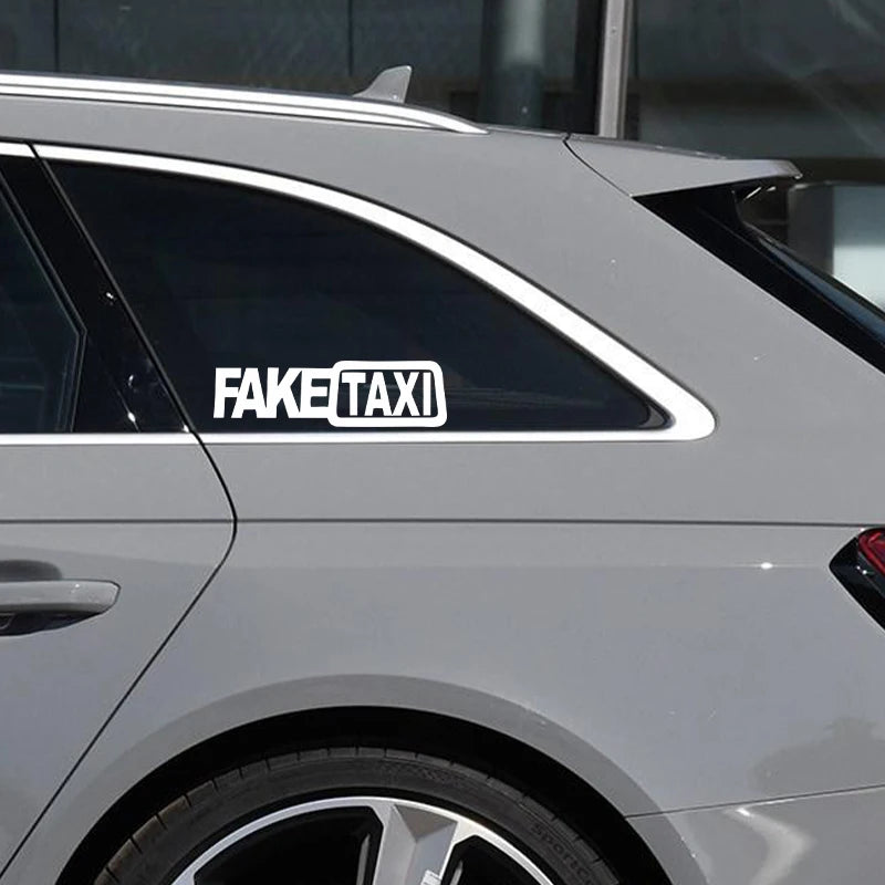 FAKE TAXI Car Sticker