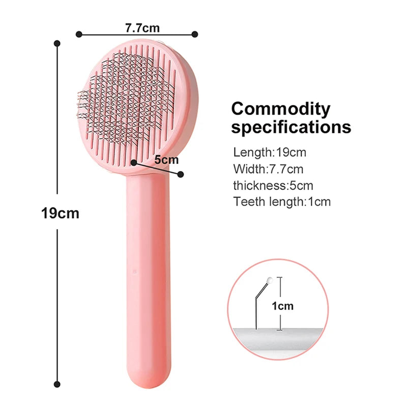 One-Key Hair Removal Brush for Cats and Dogs