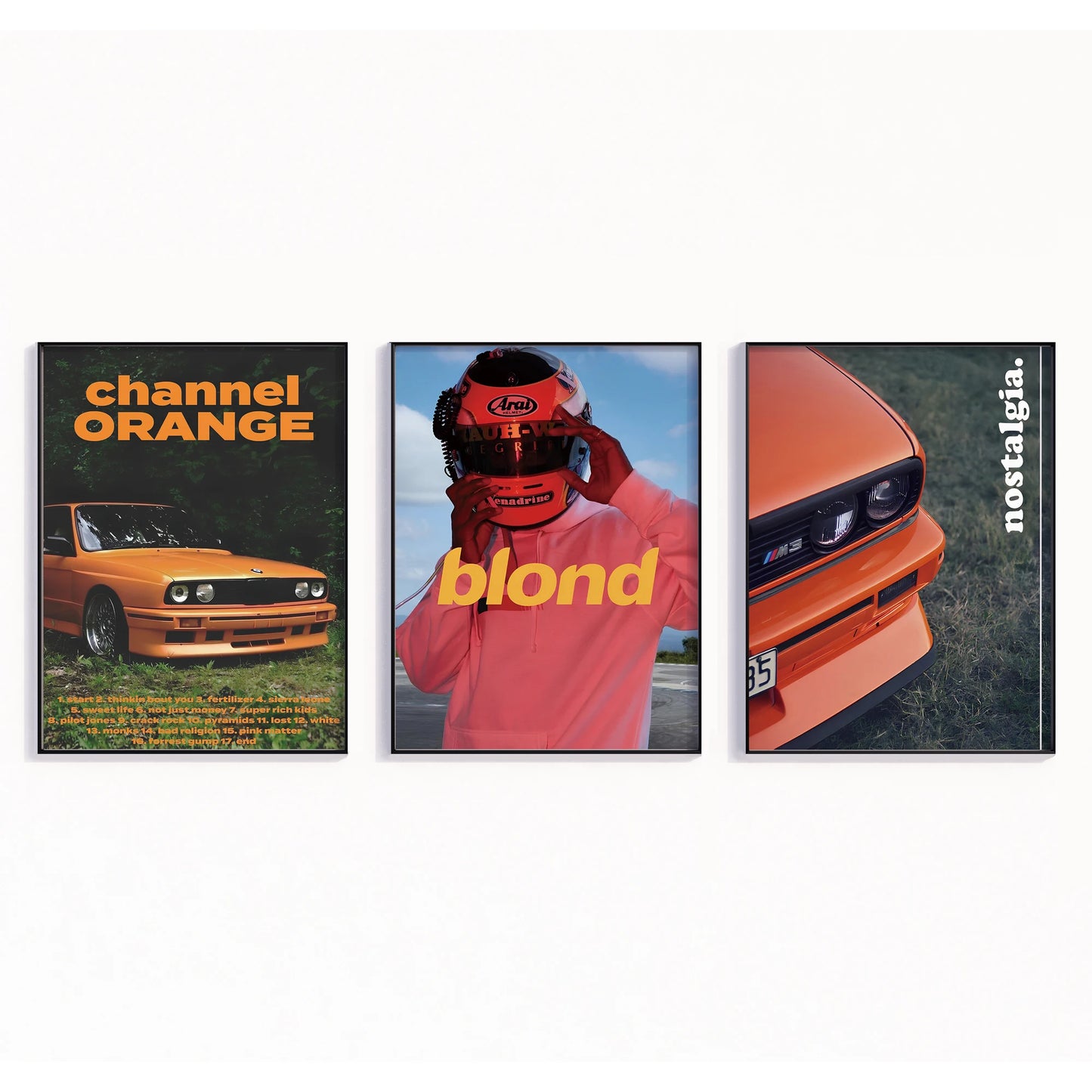 Modern Racing Blond Frank Ocean Cars – Rap & Hypebeast Fashion Canvas Wall Art