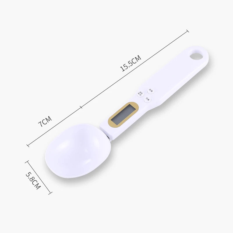 Mini Digital Spoon Scale – 0.1g to 500g LCD Kitchen Measuring Tool