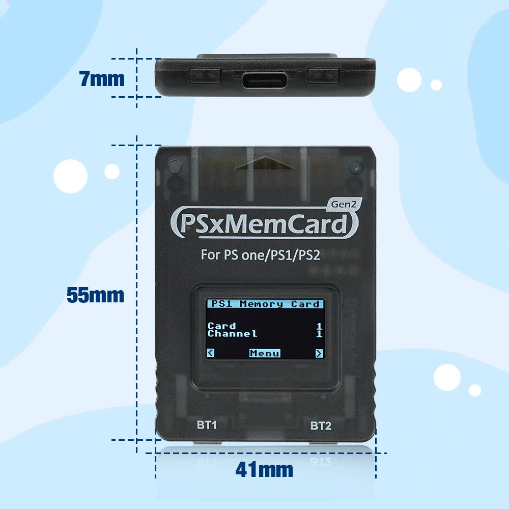 Bitfunx PSxMemCard Gen2 Sd2psXtd for PS2 and PS1
