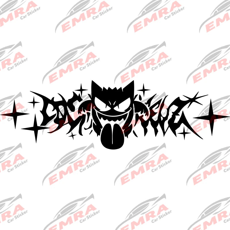 JDM Drift Stance Anime Vinyl Decal Car Sticker