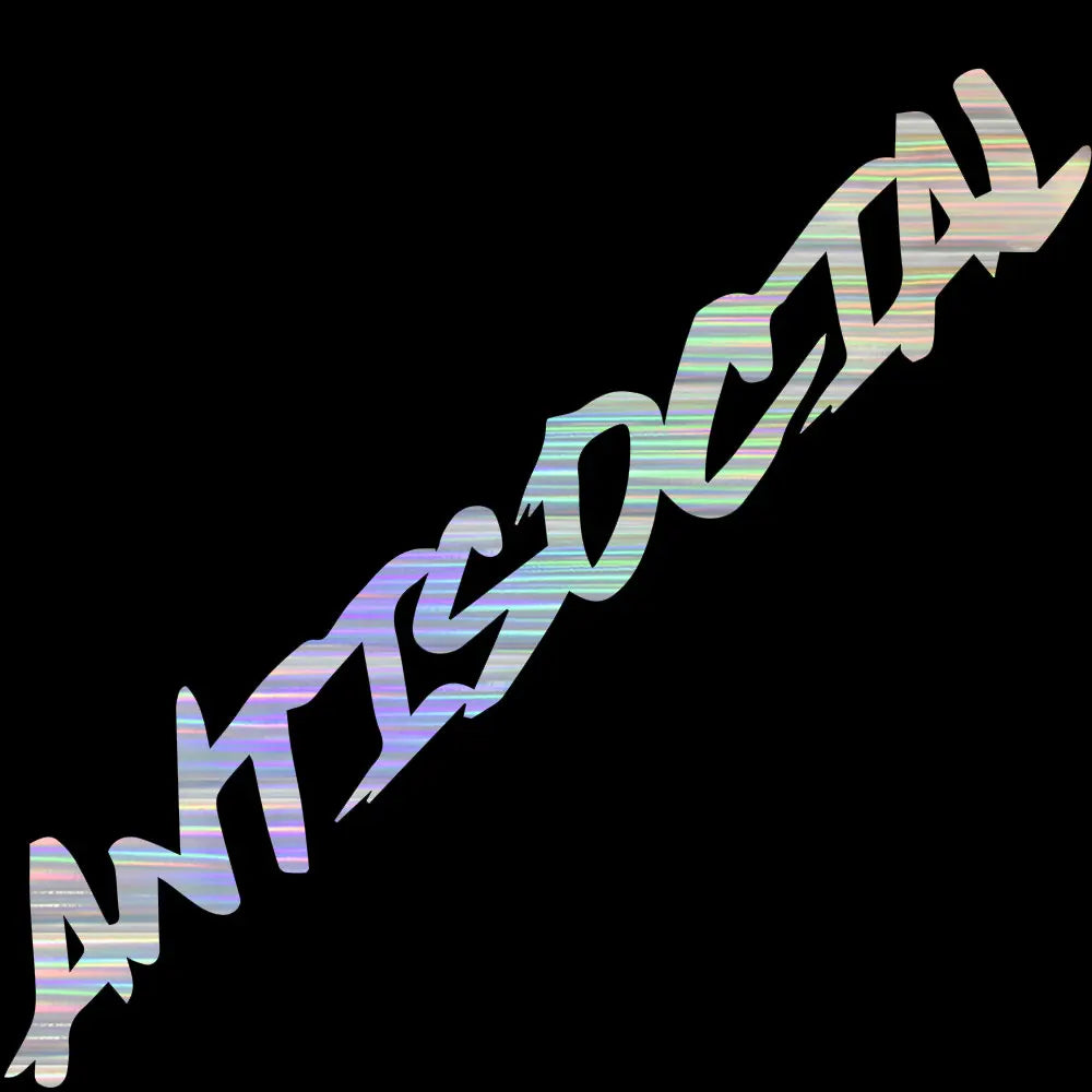 Antisocial JDM Windshield Car Sticker – Reflective Vinyl Decal for Front Glass or Roof