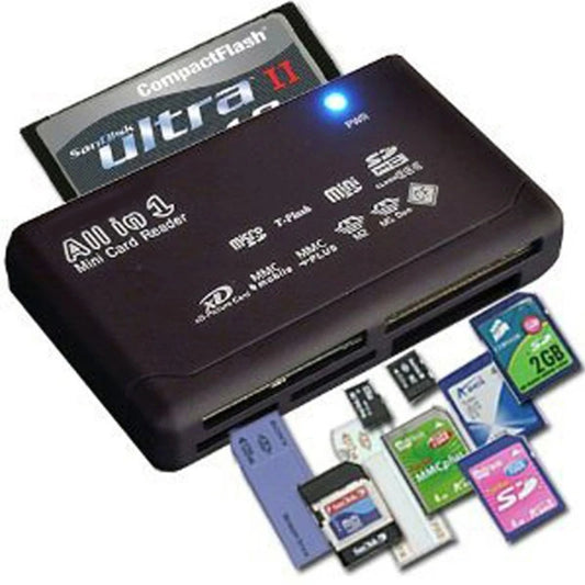 All-In-One Memory Card Reader (Mini, SDHC, M2, MMC, XD, CF)