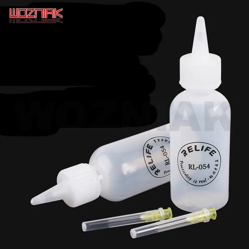 50ml Liquid Dispenser Bottle – For Rosin, Soldering Flux, Alcohol & PCB Cleaning