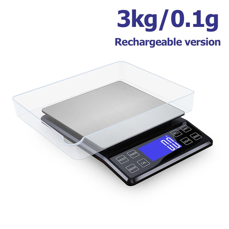 High Precision Digital Kitchen Scale – 3kg/5kg/10kg