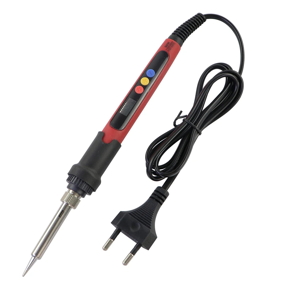 60W/80W/90W LCD Digital Display Adjustable-Temperature Soldering Iron