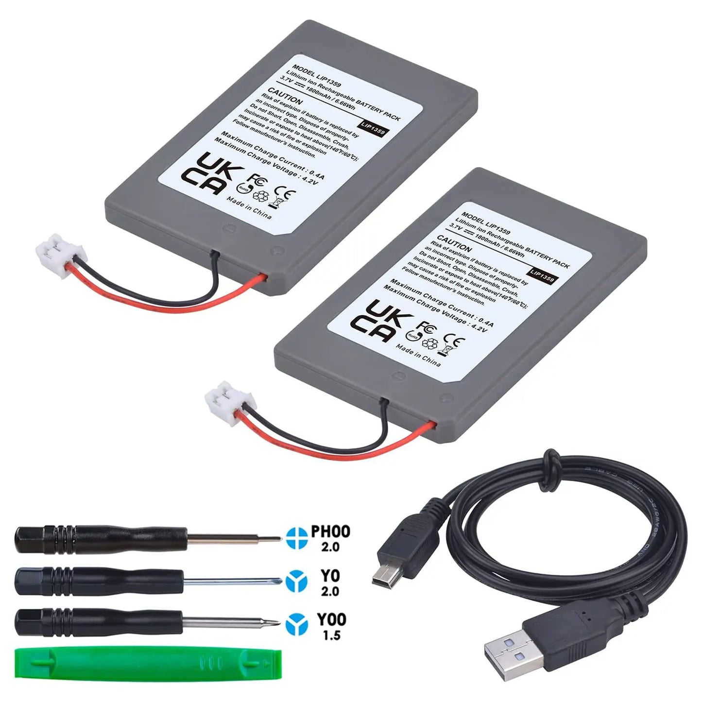 PS3 Controller Replacement Battery 1800mAh LIP1359