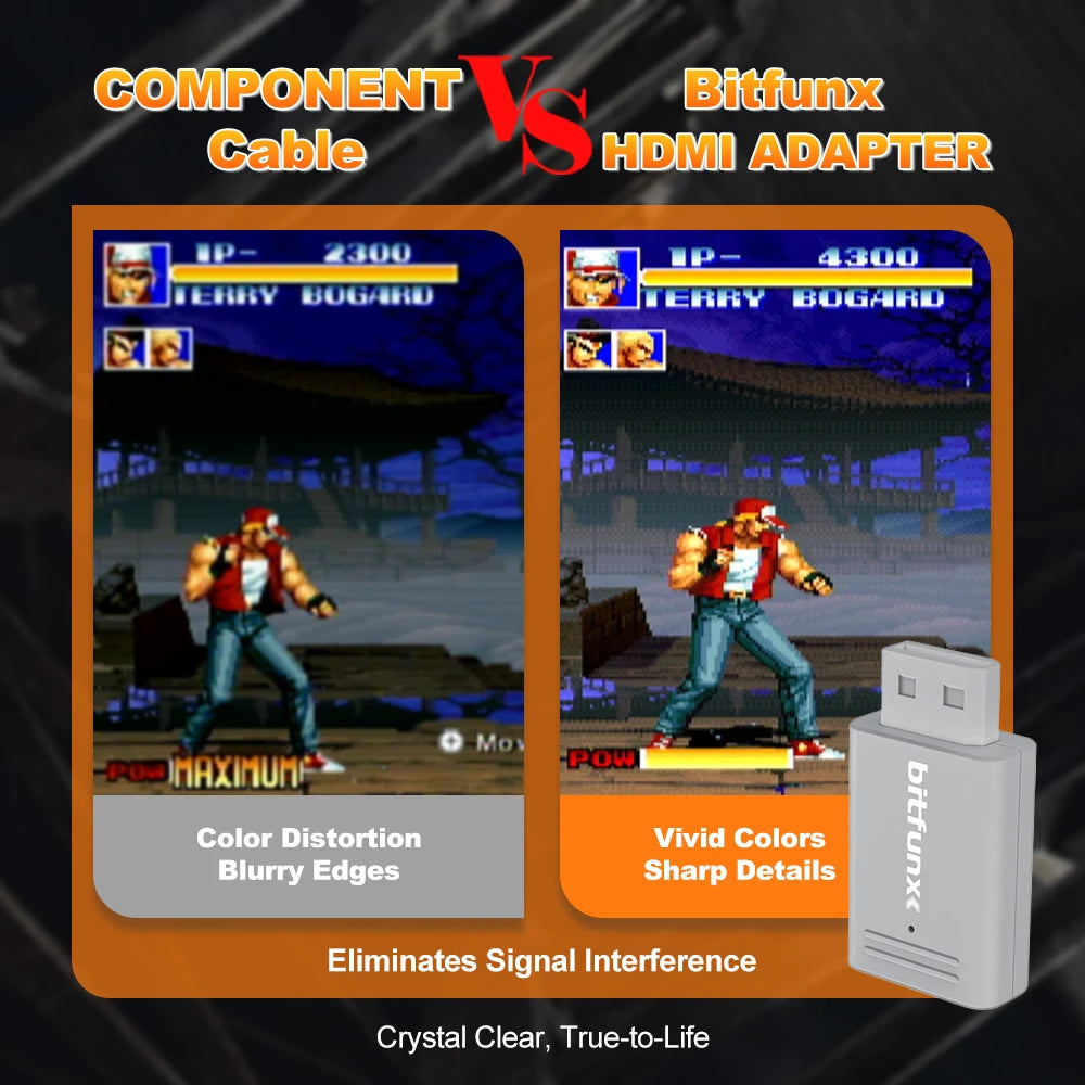 BitFunx Nintendo Wii HDMI Adapter