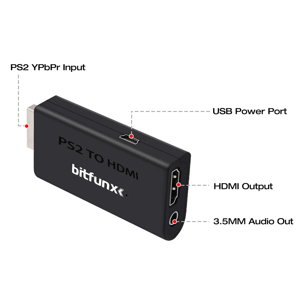 BitFunx Playstation 2 HDMI Adapter