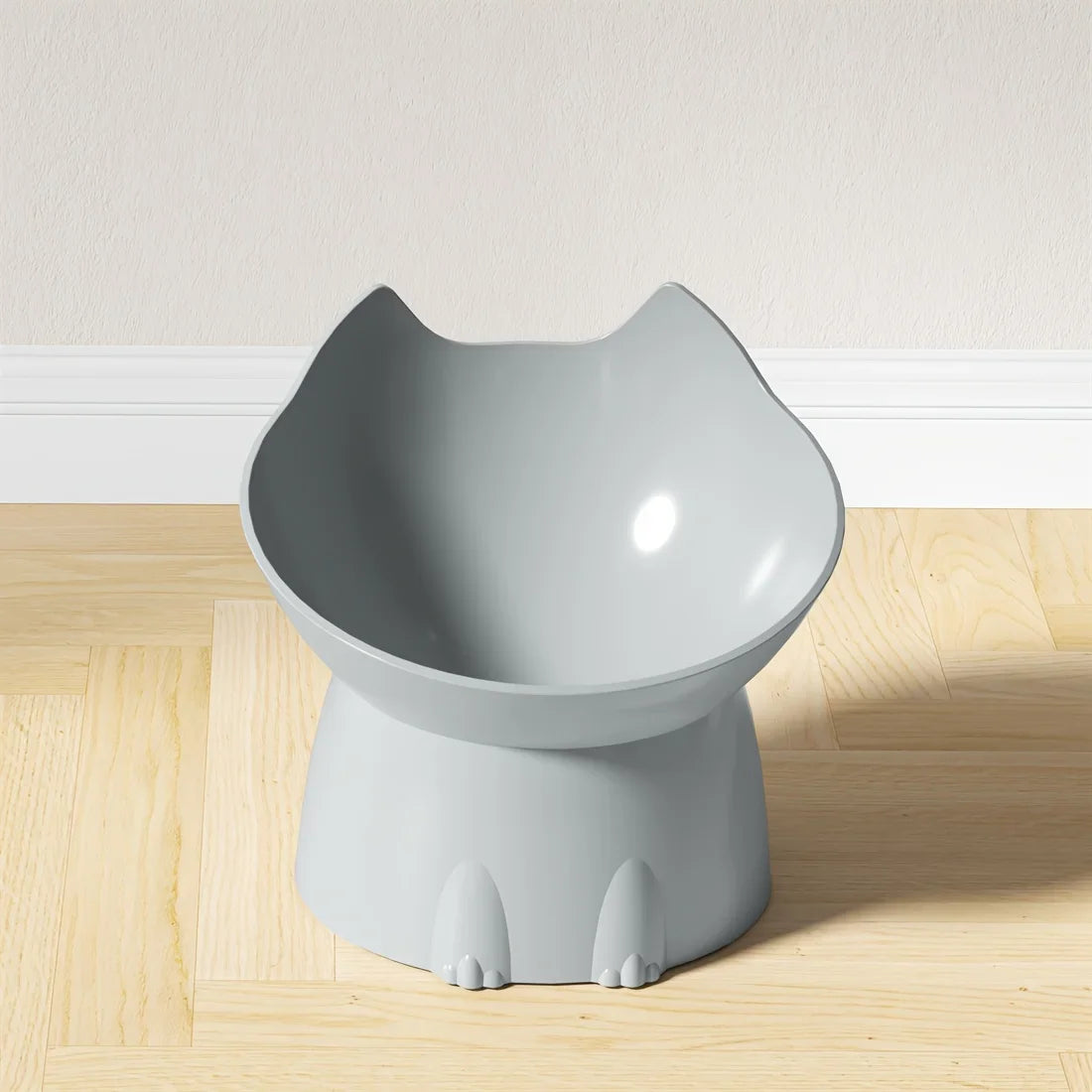 Plastic Raised Pet Feeding Bowl