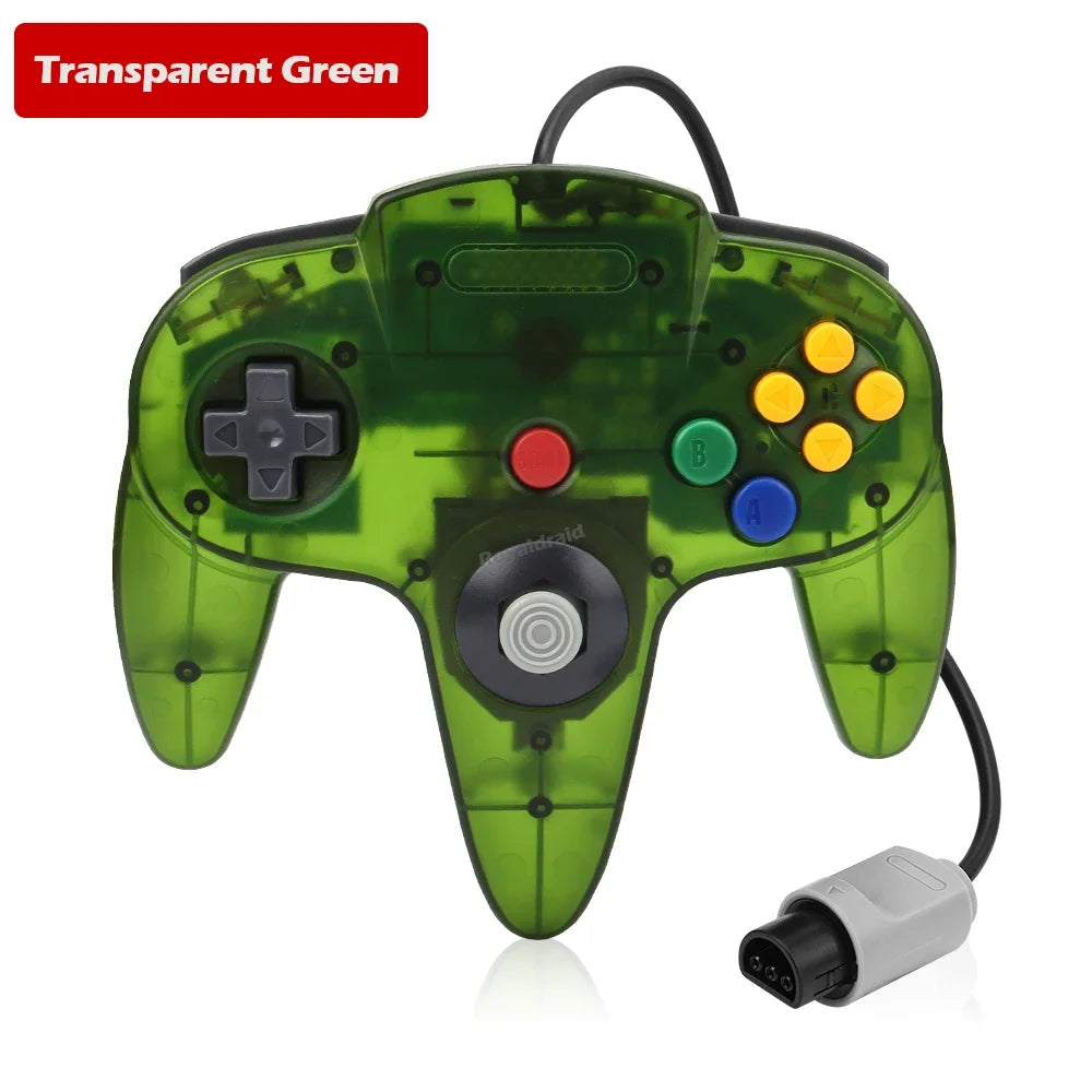 Nintendo 64 Transparent Controllers (8 colors)