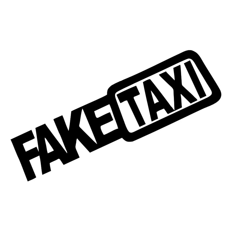 FAKE TAXI Car Sticker