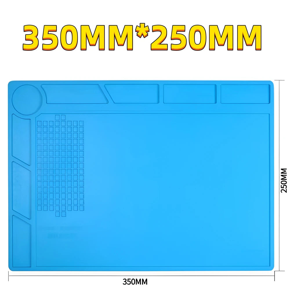 Silicone Soldering Mat – ESD Antistatic Heat Insulation Pad for Electronics & Phone Repair