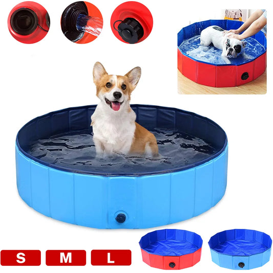 Portable Pet Pool With Drain valve