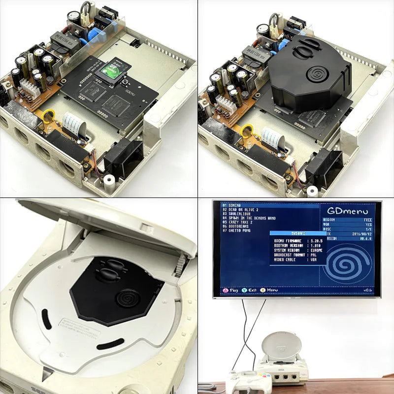 SEGA Dreamcast GDEMU V5.20.5/5.15b