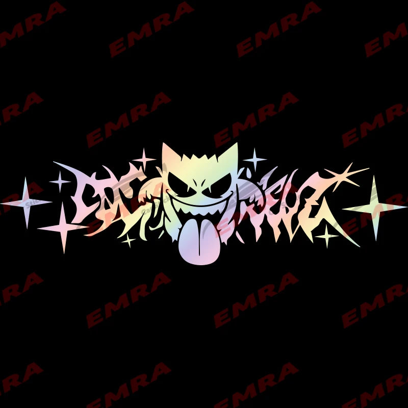 JDM Drift Stance Anime Vinyl Decal Car Sticker
