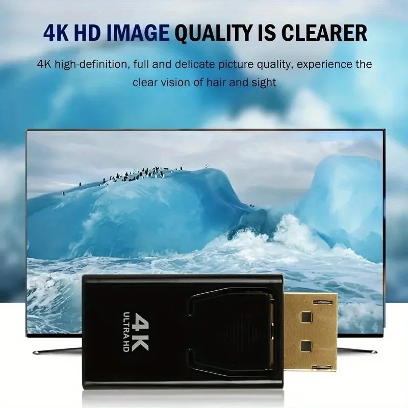 HDMI to DisplayPort 4K Adapter