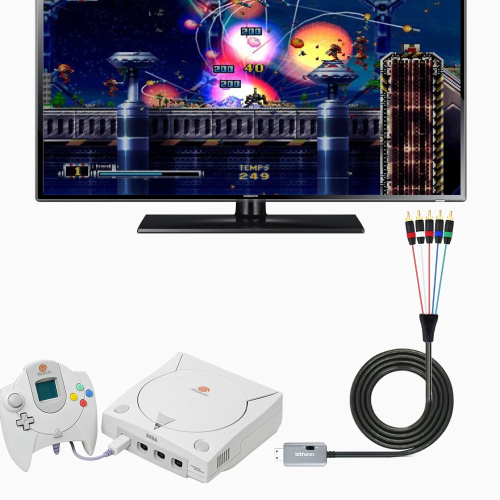 Bitfunx RGBS VGA to Component for SEGA DreamCast