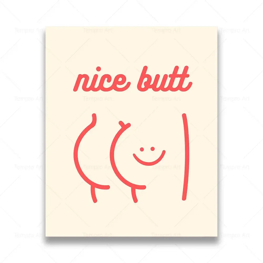 Funny Toilet Canvas Wall Art
