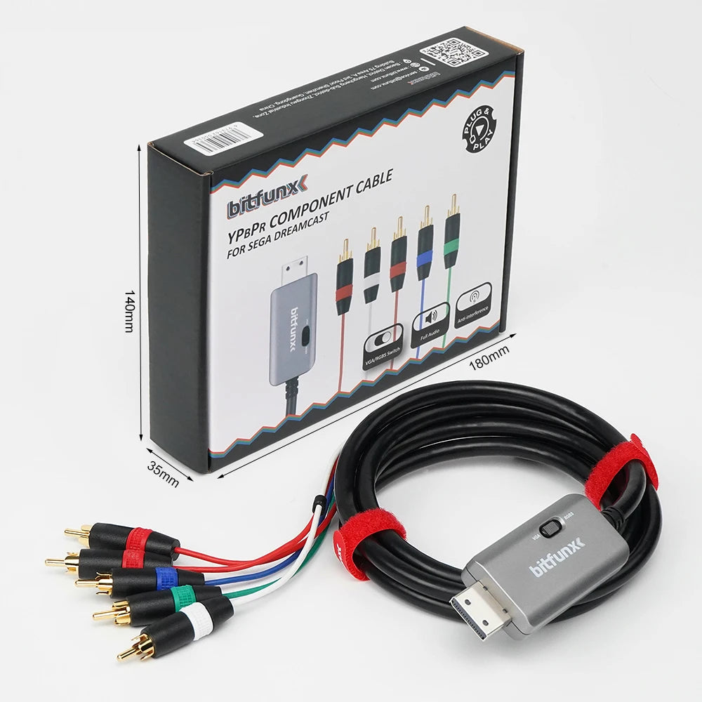 Bitfunx RGBS VGA to Component for SEGA DreamCast