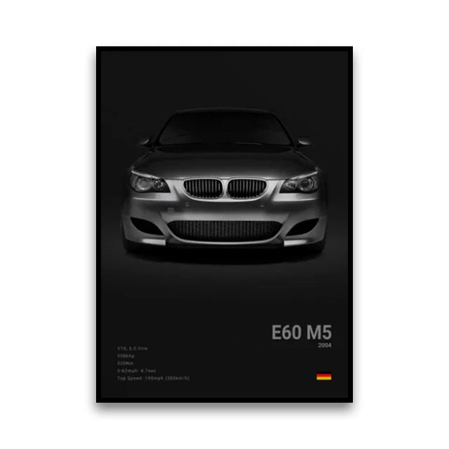Famous Cars G80 M3C Canvas Poster – Modern Wall Art for Car Enthusiasts
