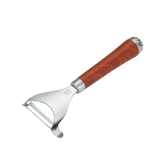Stainless Steel Fruit & Vegetable Peeler with Wooden Handle
