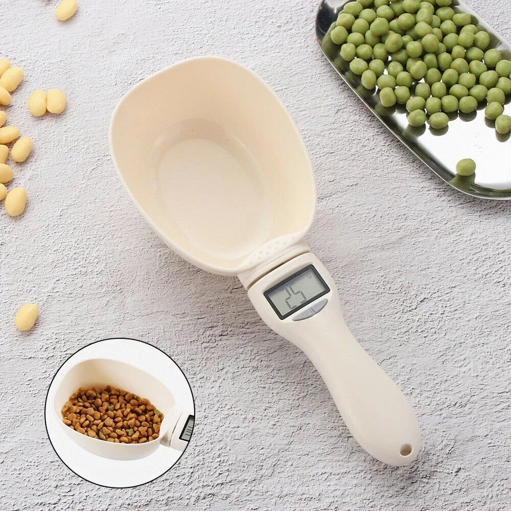 Digital Pet Food Measuring Scoop – Display & Multi-Unit Scale