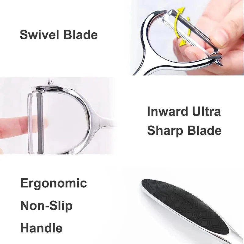 Stainless Steel Vegetable Peeler – Multi-Function Kitchen Tool