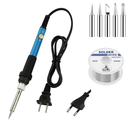 60W Adjustable Temperature Electric Soldering Iron