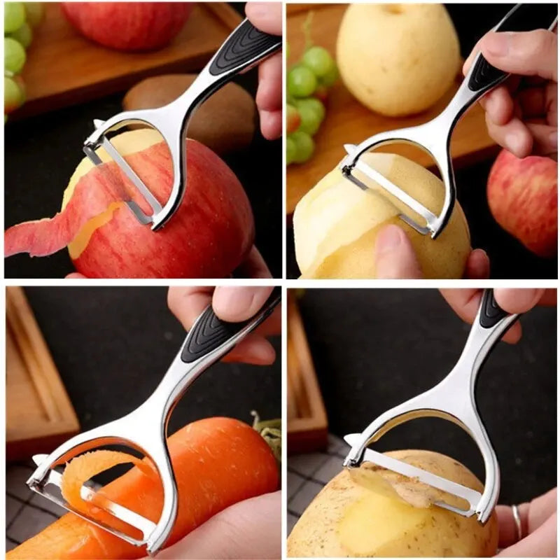 Stainless Steel Vegetable Peeler – Multi-Function Kitchen Tool