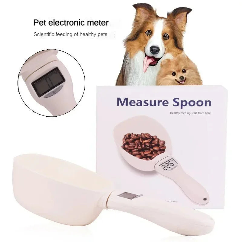 Digital Pet Food Measuring Scoop – Display & Multi-Unit Scale