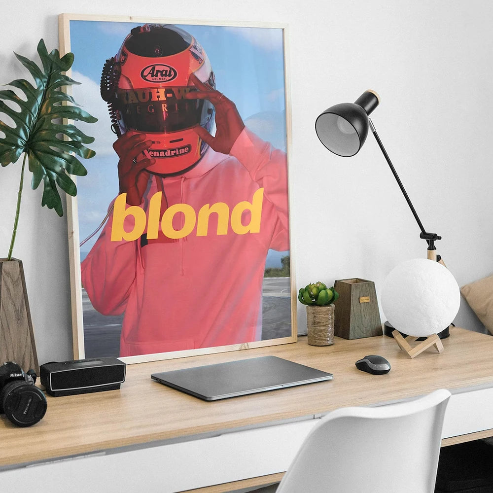 Modern Racing Blond Frank Ocean Cars – Rap & Hypebeast Fashion Canvas Wall Art