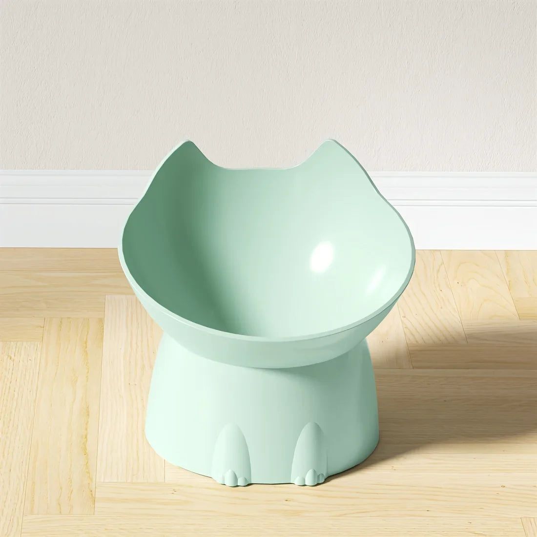 Plastic Raised Pet Feeding Bowl