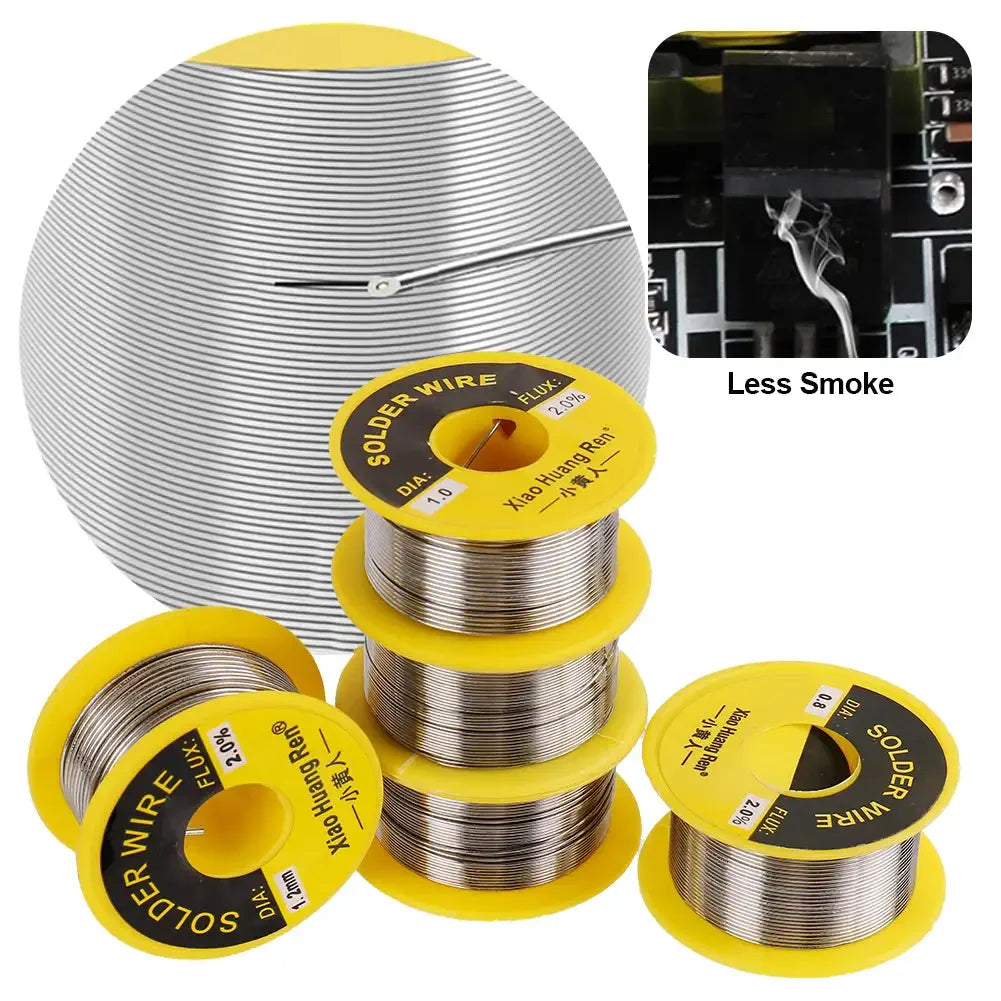Rosin Core 60/40 Solder Wire (0.5/0.6/0.8/1.0/1.2 mm) – 50 g Roll
