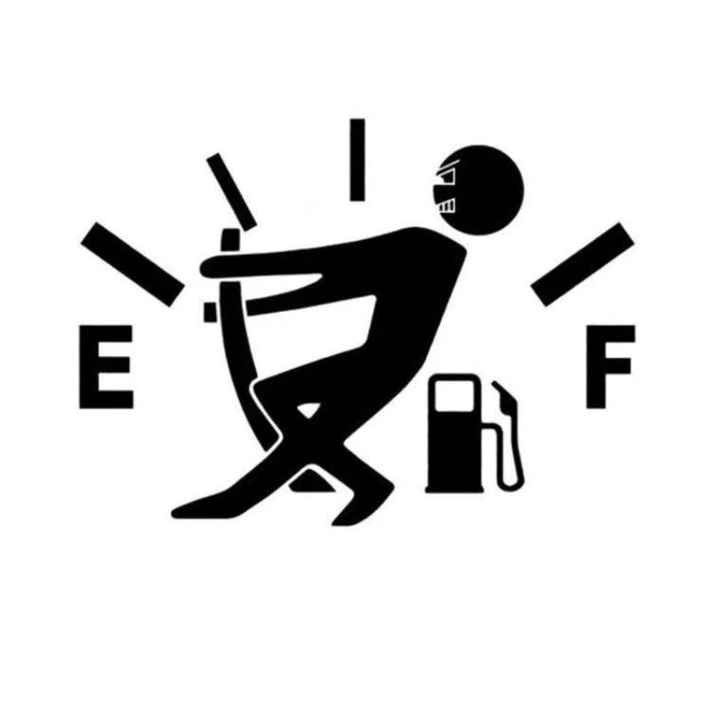 Funny Reflective Fuel Tank Cover Sticker