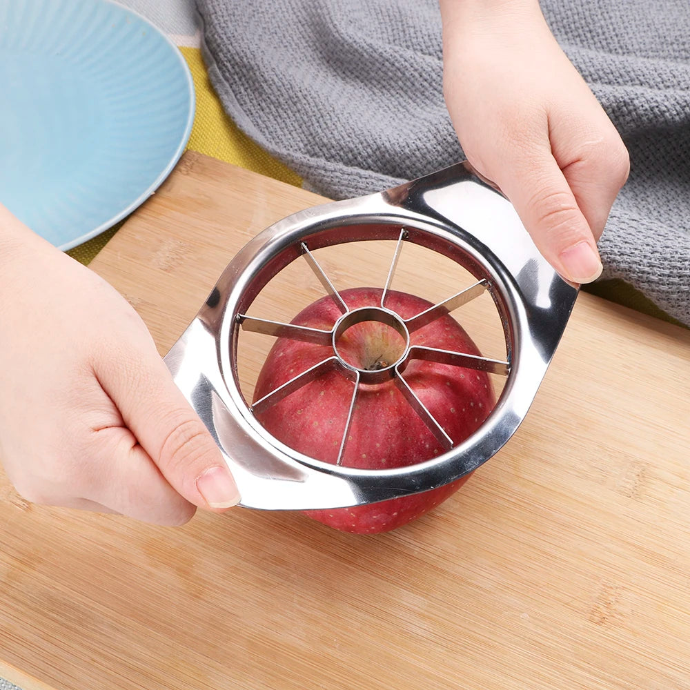 HILIFE Stainless Steel Apple Cutter – Fruit Divider with Comfort Handle Handle