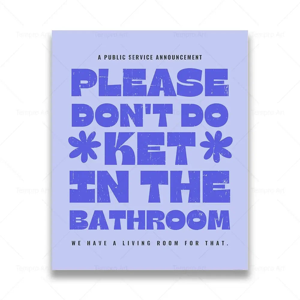 Funny Toilet Canvas Wall Art