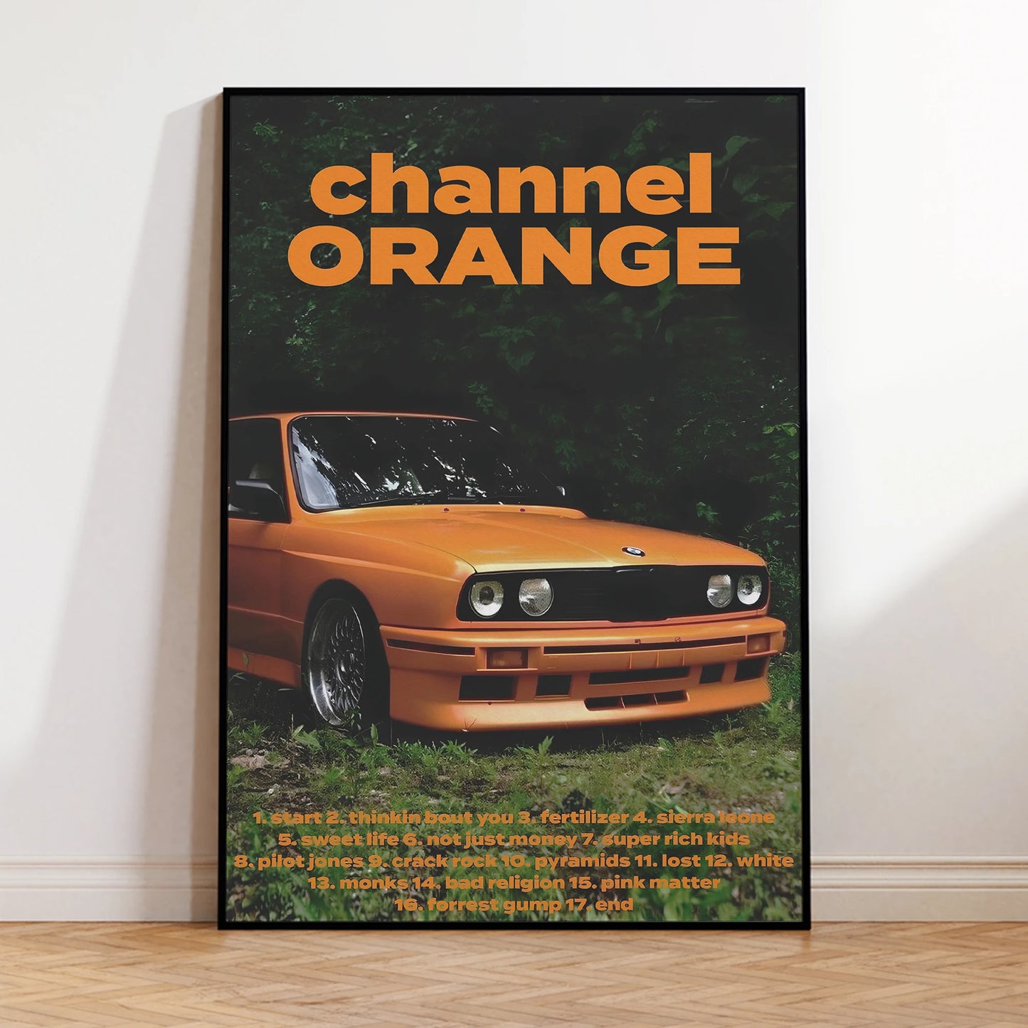 Modern Racing Blond Frank Ocean Cars – Rap & Hypebeast Fashion Canvas Wall Art