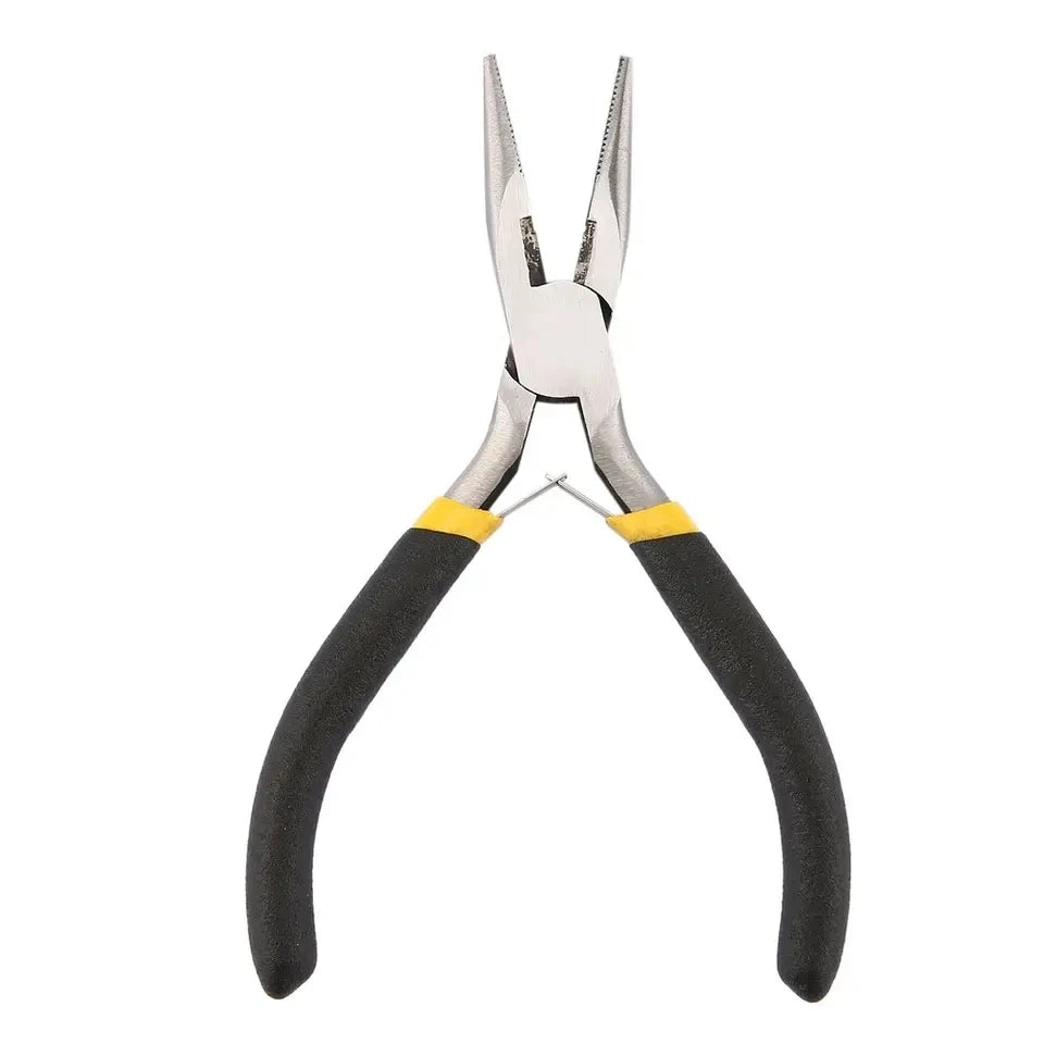 Portable Carbon Steel Jewellery Pliers – Mini Round, Flat &amp; Long Nose Options
